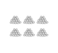 6X Aluminum Colonna Piatta Guarnizione Boccola 6mm in Alluminio Boccola di Alluminio Barriera Accessori per Stampante 3D per