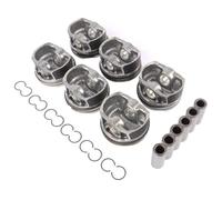 6x anelli a pistone set std 11258619196 diametro 84mm compatibile con motore N55b30a adatto per modelli F10 F20 F30 F80 tra cui M135I M235I X3 X5 X6 3 0L L6 Cilindro
