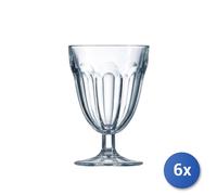 6x ARC Calice Roman In vetro trasparente cl 21