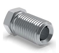 6x attacco a vite 3/8" x 24 per tubo freno 4,75 mm svasato E tipo S connettore professionale conforme a DIN/ISO 1651