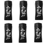 6x AXE MEN GEL DOCCIA NERO 3IN1 6x250ml / 6x8,45 fl oz