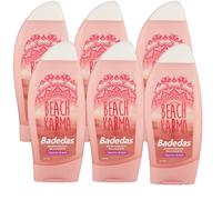 6x Badedas Bagnodoccia Rilassante Beach Karma con bacche di acai 250 ml
