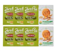 6X Balocco ZeroPiu Biscotti Frollini Extra-Crunchy ai 7 Cereali e con Corn Flakes Senza Zuccheri Aggiunti 230g [6 Confezioni]