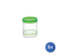 6x Barattoli Milleusi Tondi Medio 24 Cosmoplast
