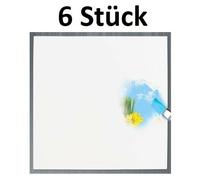 6x Barella 60x60cm Canvas Artista Panno Monouso 100% Cotone Malzubehör