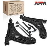 6x Barra Accoppiamento Braccio di Controllo Giunto Frontale per Chevrolet Aveo/