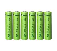 6x Batterie Ricaricabili Micro AAA GP ReCyko Pre-Caricate 950mAh