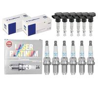 6x Beru Bobina + 6x NGK Candela Laser Platinum per Porsche 911 Targa 996 3.6