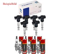 6x Beru Bobina Accensione + Champion Candela per BMW 3er Cabriolet E46 320 Ci