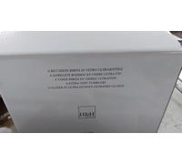 6x bicchieri bibita in vetro ultrasottile - trasparenti - cl.50