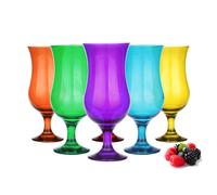 6x bicchieri-cocktail MIX COLORE 480ml Hurricane cocktailglas Bicchieri Highball
