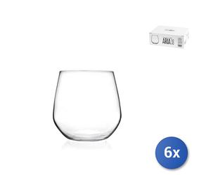 6x Bicchieri Dof In Vetro Trasparente Aria Cl38