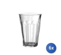 6x Bicchieri Duralex Picardie 36Cl Vetro Temperato Trasparente