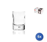 6x Bicchieri In Vetro Trasparente Barglass Per Shot Cl05