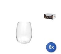 6x Bicchieri In Vetro Trasparente, Essence, 35Cl