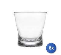 6x Bicchieri In Vetro Trasparente Per Succo, 210Ml, H&H