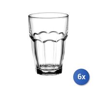 6x Bicchieri In Vetro Trasparente Rockbar Per Cooler Cl48