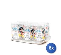 6x Bicchieri San Lulabi Mickey Icon Cc. 200