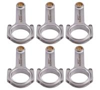 6x Bielle for Porsche 3.2 carrera 911 3.3 Turbo 127mm Con Rods ARP 2000 3/8"