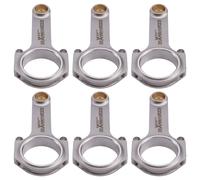 6x Bielle for Porsche 3.2 carrera 911 3.3 Turbo 127mm Con Rods ARP 2000 3/8"
