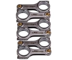 6x Bielle H-Beam Conrods Connecting Rods for BMW 3 E36 325i 328i 135mm ARP2000
