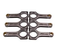 6x Bielle Rods Connecting Rods for Toyota Supra 2JZ 2JZGE 2JZGTE ARP 2000 5.591"