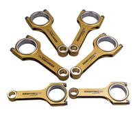 6x Bielle Titanizing 4340 Connecting Rods Rod for BMW E36 E46 328i 325i M52B28