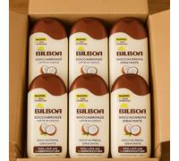6X Bilboa Docciabronze Cocco 220ml Docciacrema Idratante Non Lava Abbronzatura