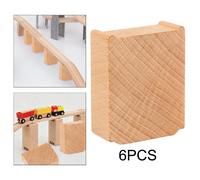 6x binari rialzati per treni, accessori per percorsi educativi e di gioco