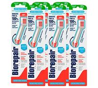 6x Biorepair Spazzolino Curve Antibatterico Soft a Setole Morbide per Denti Sensibili - 6 Spazzolini