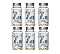 6x BioSalma Zinco 25mg 100 Compresse Zinco Citrato Vitamina C BioPerine Pepe ...