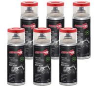 6x Bomboletta Spray Vernice Rosso Compatibile Con Massey Ferguson Carrozzeria_