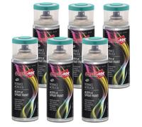 6X BOMBOLETTA VERNICE SPRAY BRILLANTE VERDE CHIARO INTERNI ESTERNI UNIVERSALE