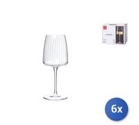 6x Bormioli Rocco Calice Exclusiva Chardonnay in vetro trasparente effetto cl 37