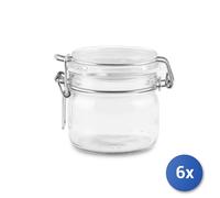6x Bormioli Rocco Fido recipiente RoTondi Vetro Trasparente 83 mm, 94 mm, 6 pz