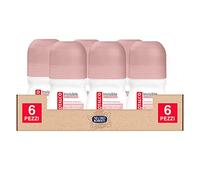 6x Borotalco Deo Roll On Invisible No Transfer Deodorante Anti Macchie Extra Asciutto Senza Alcool ed Efficace 48h con Profumo Cipriato - 6 Deodoranti da 50ml ognuno