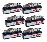 6x BOSCH Candela Super 4 per VW Golf I Cabriolet 155 1.8 BMW 3 E30 320i