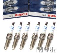 6x Bosch Candele ZGR6STE2 per BMW 1er E82 3er E90 91 92 5er E60 7er F01 02 X6
