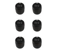 6X Bottiglia di Plastica Password Lock Serratura A Combinazione Vino Tappo 6070