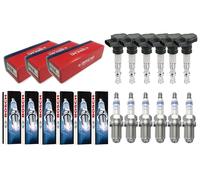 6x Bremi Bobina + 6x Bosch Candela Super 4 per BMW 5er E34 520i 24V 525i