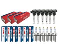 6x Bremi Bobina Accensione + 6x Bosch Candela Doppio Platino per Nissan 350 Z