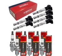 6x Bremi Bobina Accensione + Champion Candela per Hyundai Santa Fé II CM 2.7