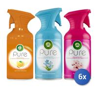 6x Bundle Air Wick Deodorante Spray Pure Cassa Mista 250 Ml MISTO FRAGRANZA