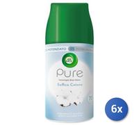 6x Bundle Air Wick Freshmatic Profumatore Elettrico Ricarica 250 Ml. Pure Soffic