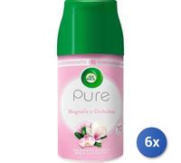 6x Bundle Airwick Freshmatic Ricarica Pure Magnolia E Orchidea Profumatore Per