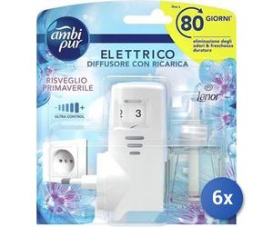 6x Bundle Ambi-Pur Spina Casa Base + Ricarica Risveglio Primaverile