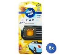 6x Bundle Ambipur Car Usa E Getta Oro Fiori