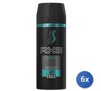 6x Bundle Axe Deodorante Spray 150 Ml. Apollo Made In United Kingdom