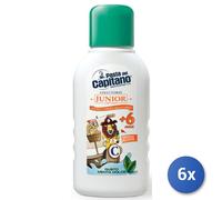 6x Bundle Capitano Collutorio Junior +6Anni 250Ml Bimbi