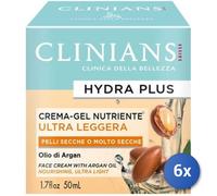 6x Bundle Clinians Cr. Hydra Plus Nutriente Pelle Secca Argan
